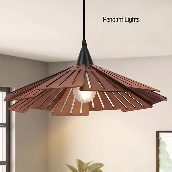Basswood Pendant Light