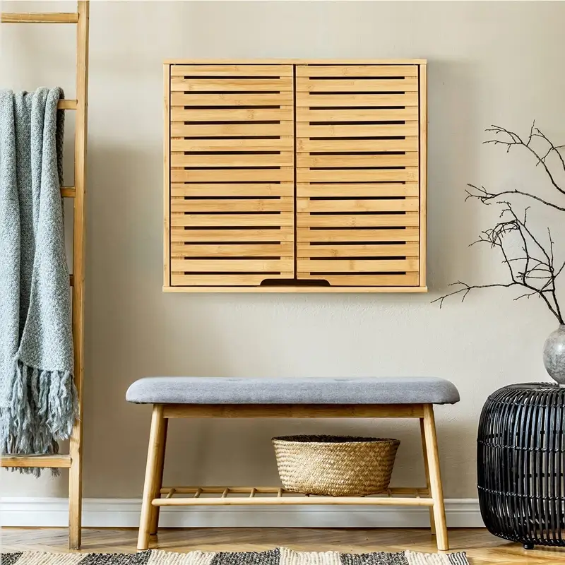Bamboo Storage Cabinet (3)