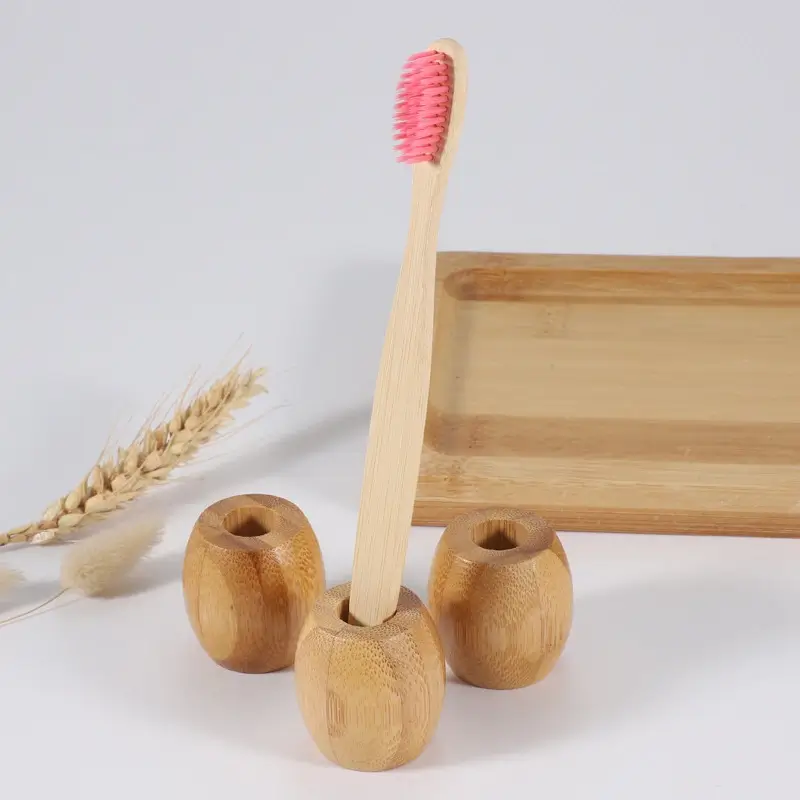 Bamboo Toothbrush Stand (5)